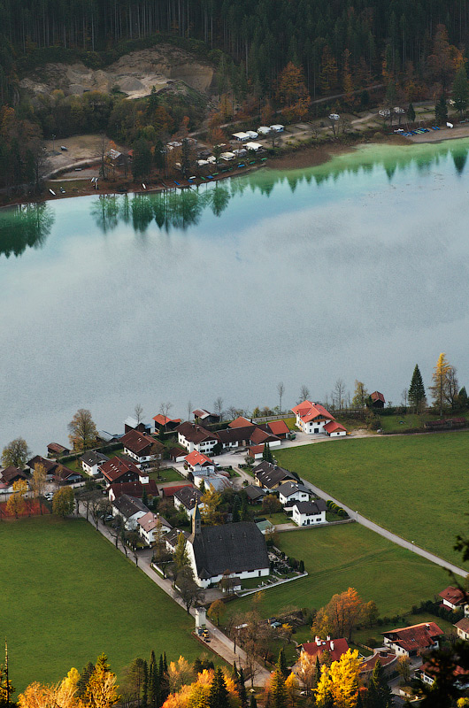 Погляд на Walchensee. Баварія, Німеччина © 2014 Alex Nedovizii