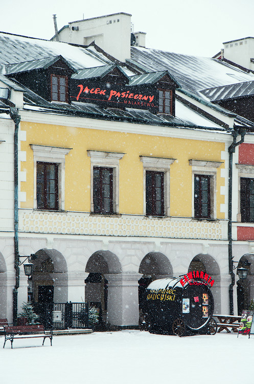 Кав’ярня на площі Ринок. Замость, Польща (Zamość, Polska) © 2013 Alex Nedovizii